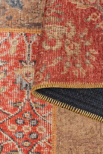 Patchwork Desenli Dokuma Taban Dekoratif Renkli Halı HS 16 (4)