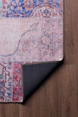 Patchwork Desenli Dokuma Taban Dekoratif Rustik Halı HS 82 - 4