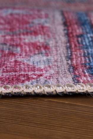 Patchwork Desenli Dokuma Taban Dekoratif Rustik Halı HS 82 - 6