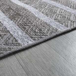 Kabartma Dokulu Şönil Dokuma Modern Kilim Gri 6603 (5)