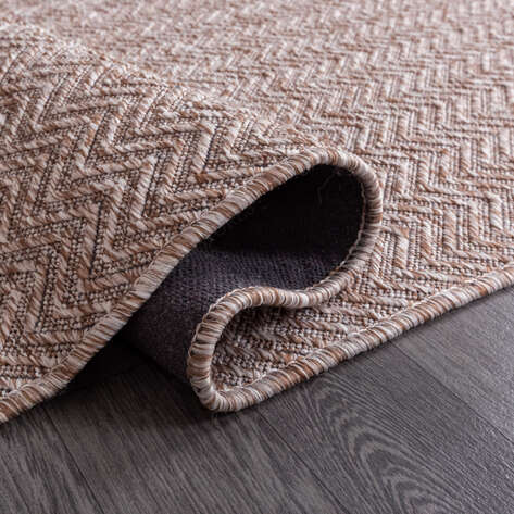 Kabartmalı Yumuşak Dokulu Bej Sisal Halı NP 6042 - 4