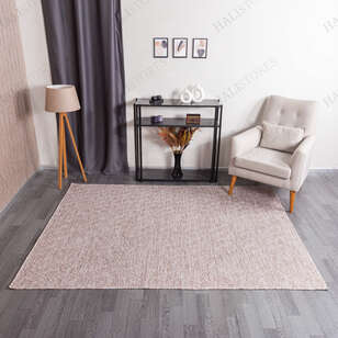 Kabartmalı Yumuşak Dokulu Bej Sisal Halı NP 6046 (1)