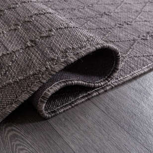 Kabartmalı Yumuşak Dokulu Gri Sisal Halı NP 6040 - 4