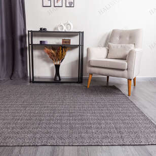 Kabartmalı Yumuşak Dokulu Gri Sisal Halı NP 6045 (3)