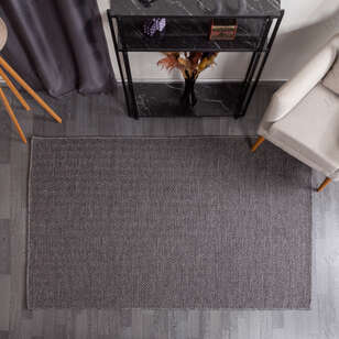 Kabartmalı Yumuşak Dokulu Gri Sisal Halı NP 6045 (2)