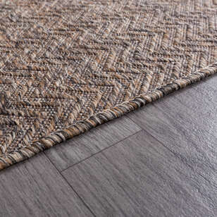 Kabartmalı Yumuşak Dokulu Kahve Sisal Halı NP 6041 (5)