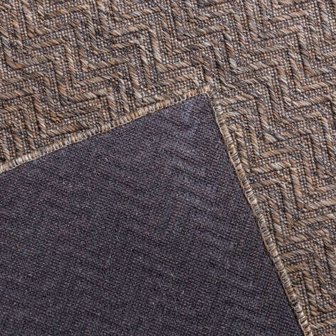 Kabartmalı Yumuşak Dokulu Kahve Sisal Halı NP 6041 - 6