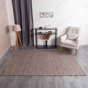 Kabartmalı Yumuşak Dokulu Kahve Sisal Halı NP 6047 (1)
