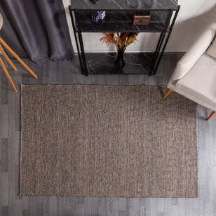 Kabartmalı Yumuşak Dokulu Kahve Sisal Halı NP 6047 (2)