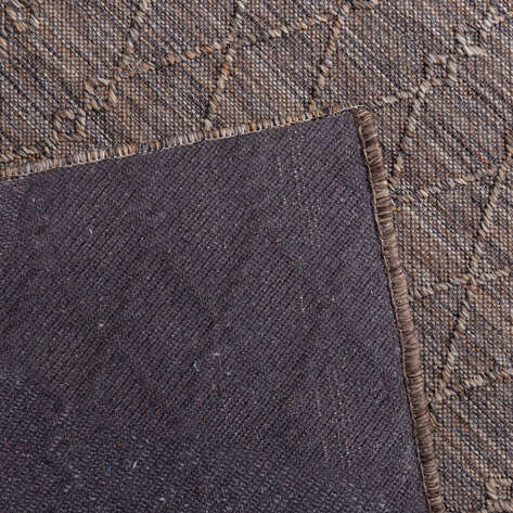 Kabartmalı Yumuşak Dokulu Kahve Sisal Halı NP 6047 - 6