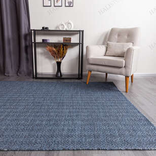Kabartmalı Yumuşak Dokulu Mavi Sisal Halı NP 6044 (3)