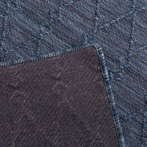 Kabartmalı Yumuşak Dokulu Mavi Sisal Halı NP 6049 - 6