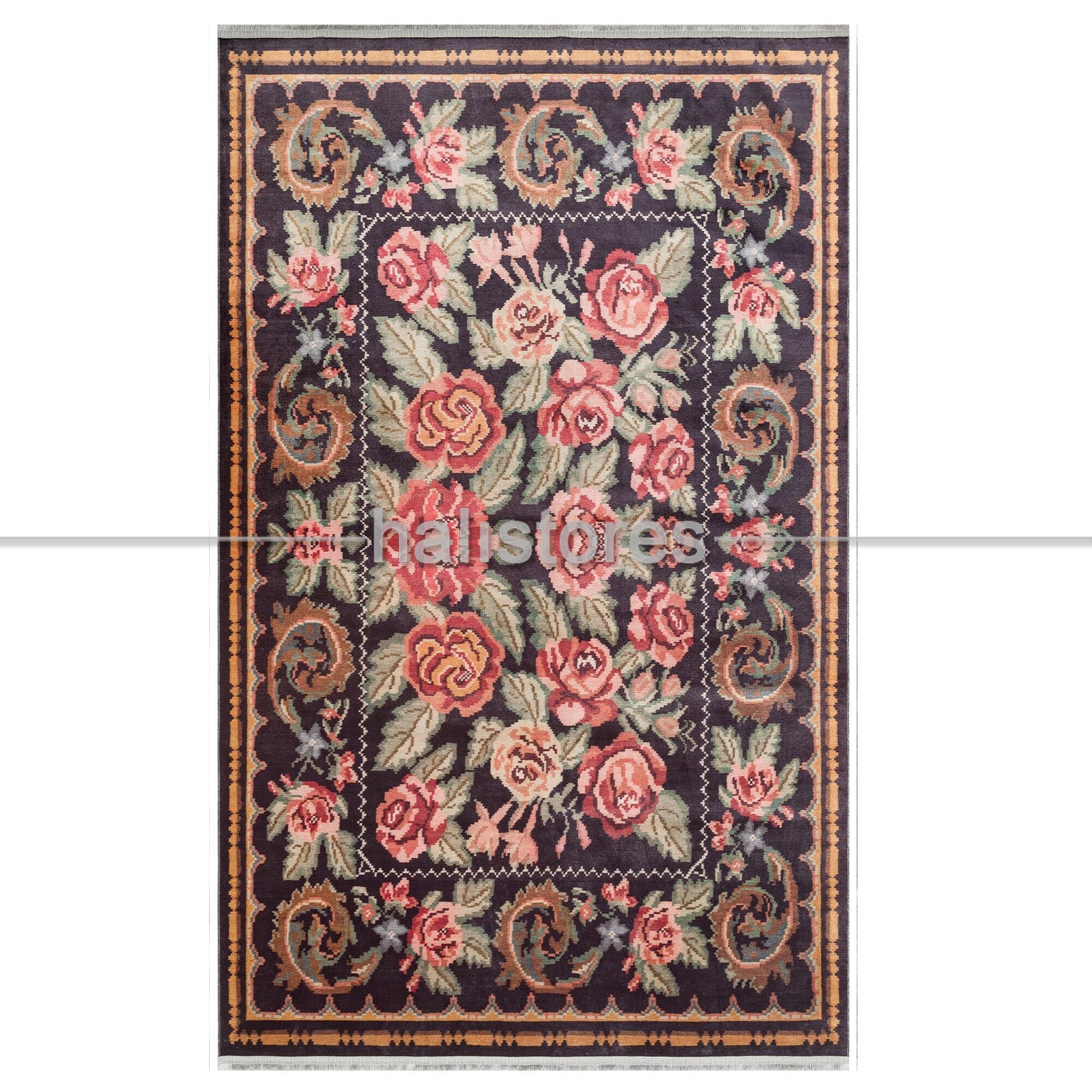 Karabağ Desenli Kilim Halı Antik 02
