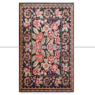 Karabağ Desenli Kilim Halı Antik 02 (1)