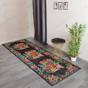 Karabağ Kilim Baskılı Yolluk Halı Surre SUR403 (1)
