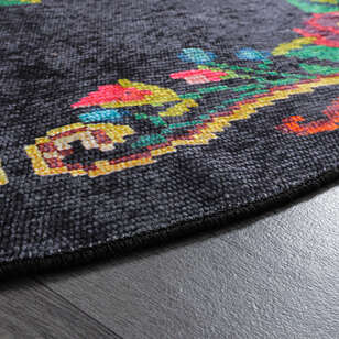 Karabağ Kilim Baskılı Yuvarlak Halı Surre SUR403 (6)