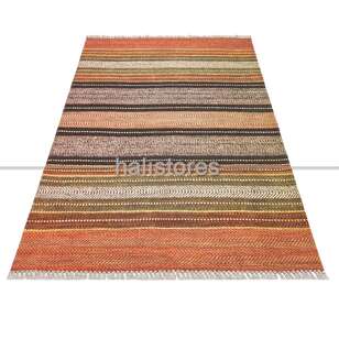 Kilim Baskılı Çift Taraflı Yıkanabilir Halı Asos 02 (2)