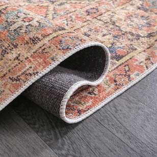 Kilim Desenli Kiremit Renkli Halı Zen 1907 (4)