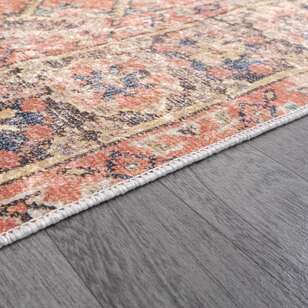 Kilim Desenli Kiremit Renkli Halı Zen 1907 (5)