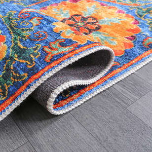 Kilim Desenli Mavi Halı Milas 5069 (4)