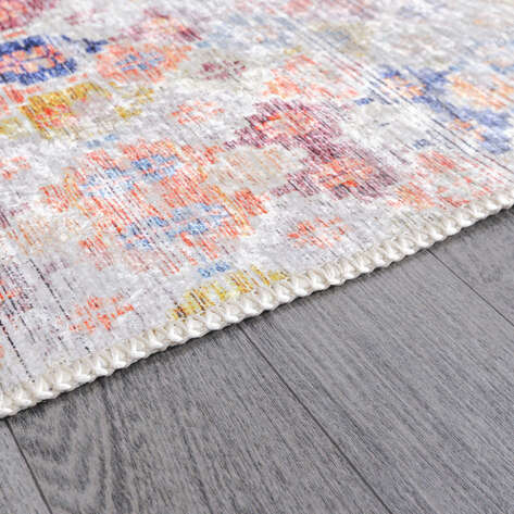 Kilim Desenli Renkli Baskılı Halı Milas 5002 - 5