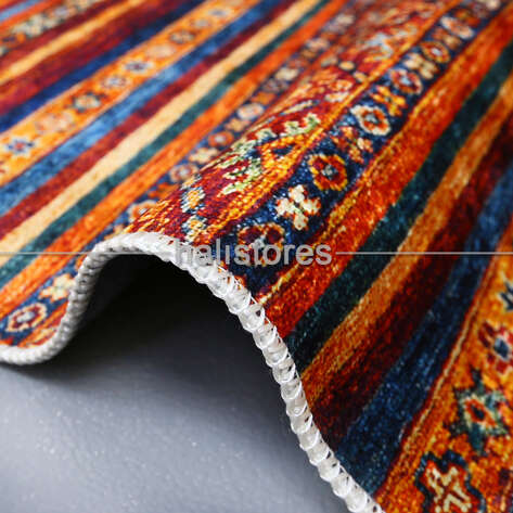 Kilim Desenli Renkli Yolluk Halı Milas 5093 - 3