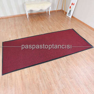 Paspas Toptancısı - Kırmızı Nem ve Toz Alıcı Yolluk Paspas Peru