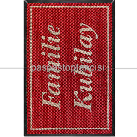 Kişiye Özel Kırmızı Paspas - 3