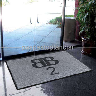 Kişiye Özel Logolu Gri Paspas - 1