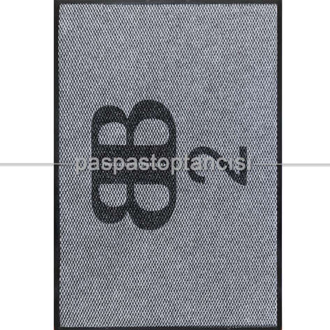 Kişiye Özel Logolu Gri Paspas - 3