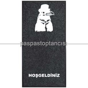 Kişiye Özel Logolu Siyah Paspaslar (1)