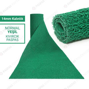 Kıvırcık Paspas Normal 14 mm Yeşil