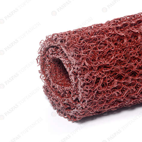 Kıvırcık Paspas Süper 16 mm Bordo - 2