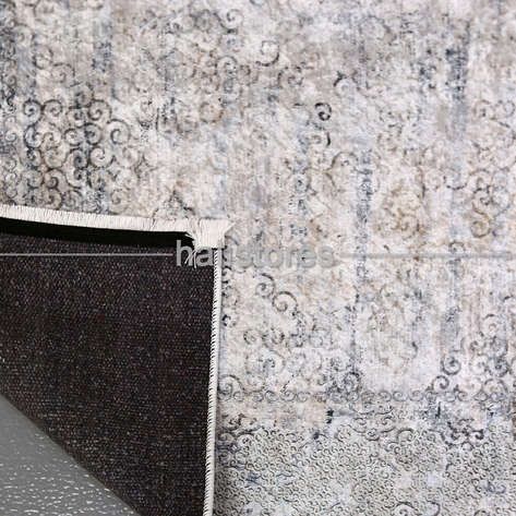 Klasik Desenli Gri Yolluk Halı Zen 1782 - 5