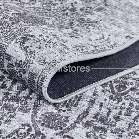 Klasik Desenli Gri Yolluk Halı Zen - 3