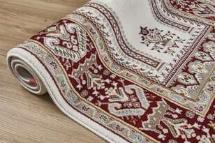 Klasik Desenli Halı Seccade Nakkaş 16844 Bordo Krem (3)