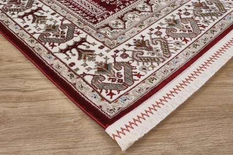 Klasik Desenli Halı Seccade Nakkaş 16844 Bordo Marsala - 2