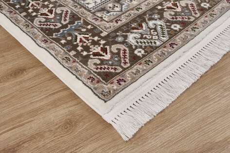 Klasik Desenli Halı Seccade Nakkaş 16844 Krem - 2