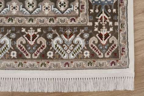 Klasik Desenli Halı Seccade Nakkaş 16844 Krem - 4