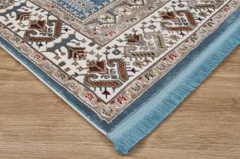 Klasik Desenli Halı Seccade Nakkaş 16844 Mavi - 2