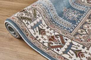 Klasik Desenli Halı Seccade Nakkaş 16844 Mavi (3)