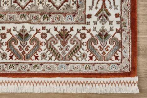 Klasik Desenli Halı Seccade Nakkaş 16844 Turuncu - 4