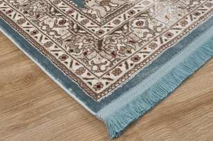Klasik Desenli Halı Seccade Nakkaş 16845 Mavi (3)
