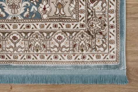 Klasik Desenli Halı Seccade Nakkaş 16845 Mavi - 4