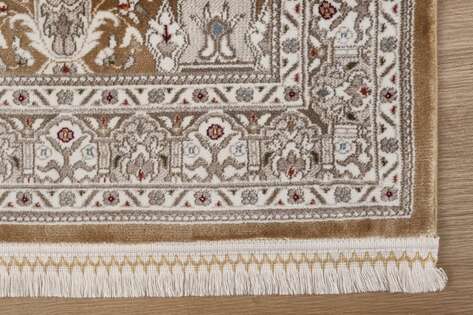 Klasik Desenli Halı Seccade Nakkaş 16845 Sarı - 4