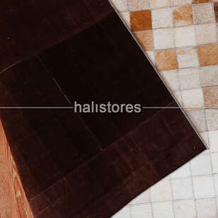 Krem Deri Patchwork Halı (7)