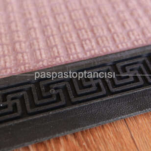 Lastik Kenarlı Bej Halı Paspas (4)
