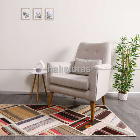 Liviadora Anadolu Kilim Patchwork Halı - 7