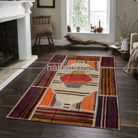 Liviadora Anadolu Kilim Patchwork Halısı - 1