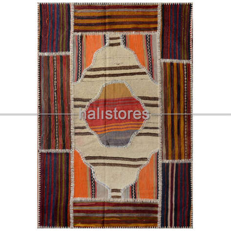 Liviadora Anadolu Kilim Patchwork Halısı - 3